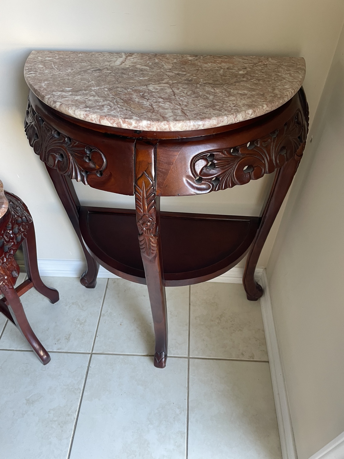 Marble Top Table Set - photo 3
