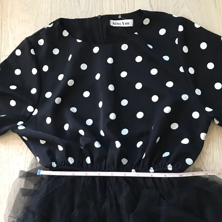 Trade/FWP: Black & White Polka Dot Tulle Dress - Small - NWOT image indicator(3)