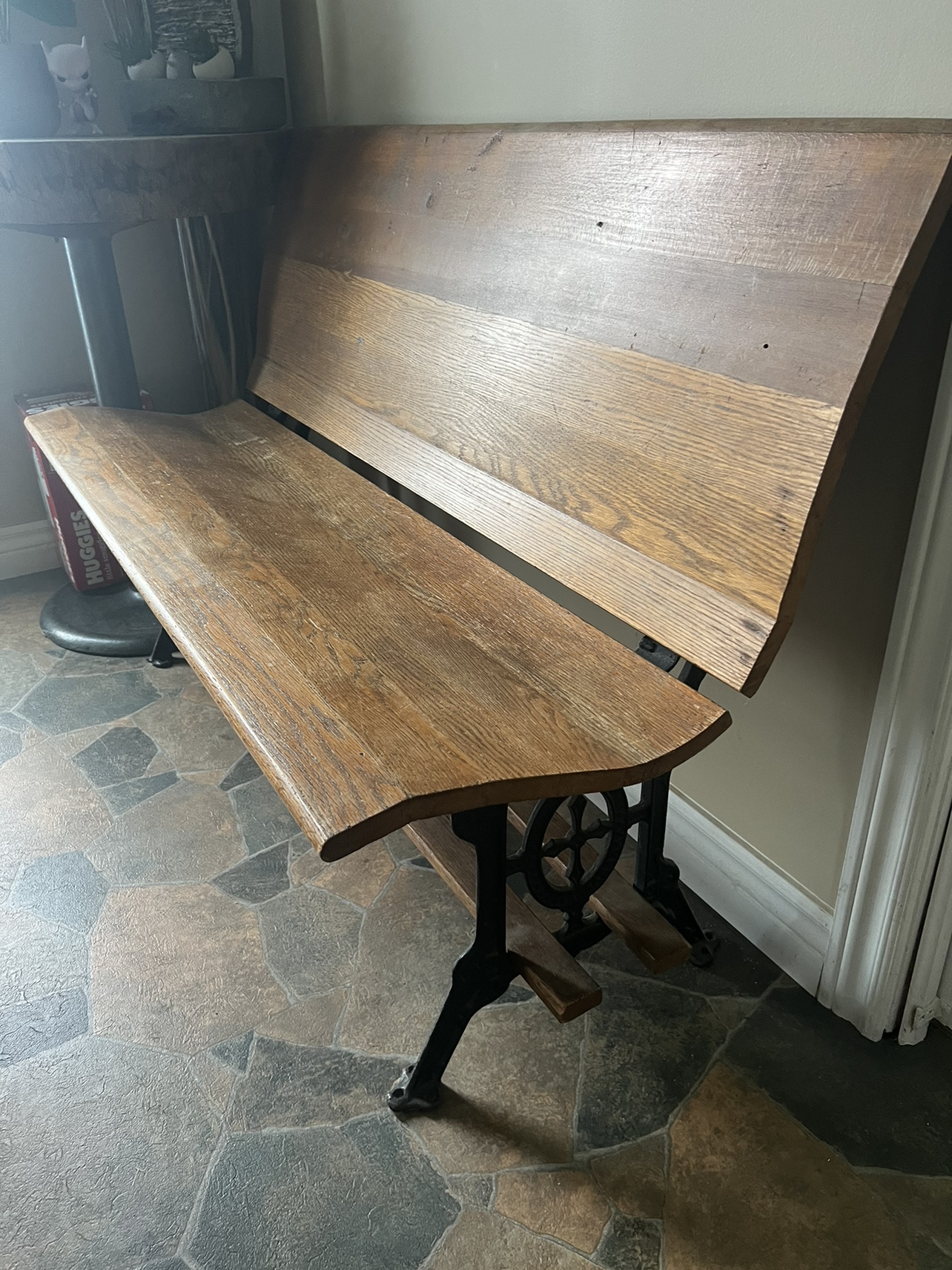 Antique church Bench