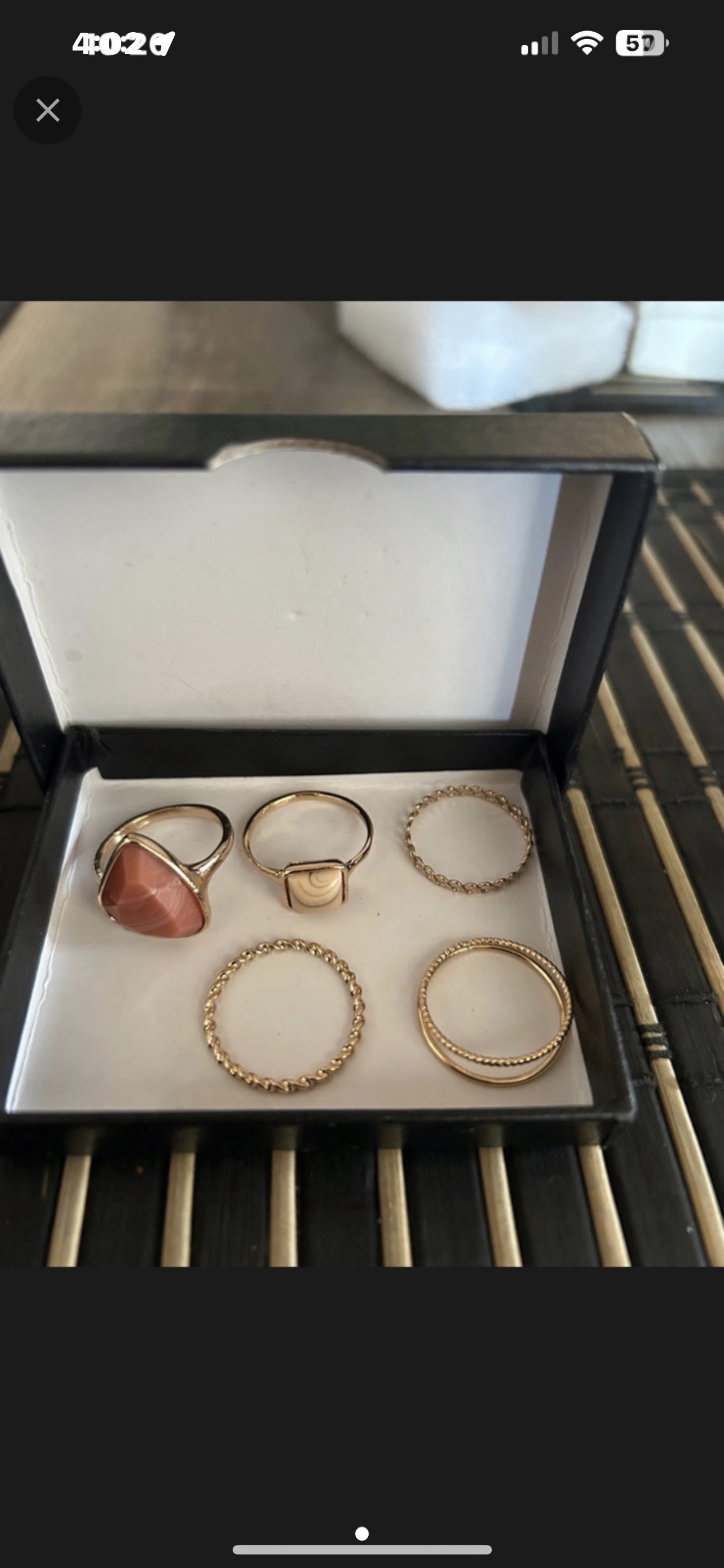Gold Ring Set vintage rings