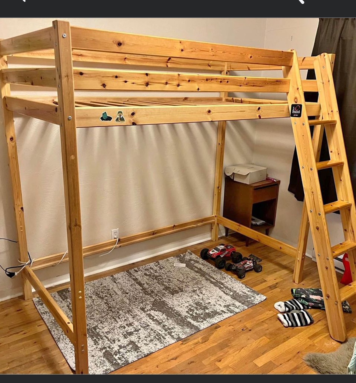 GUC Wooden Loft Bed frame