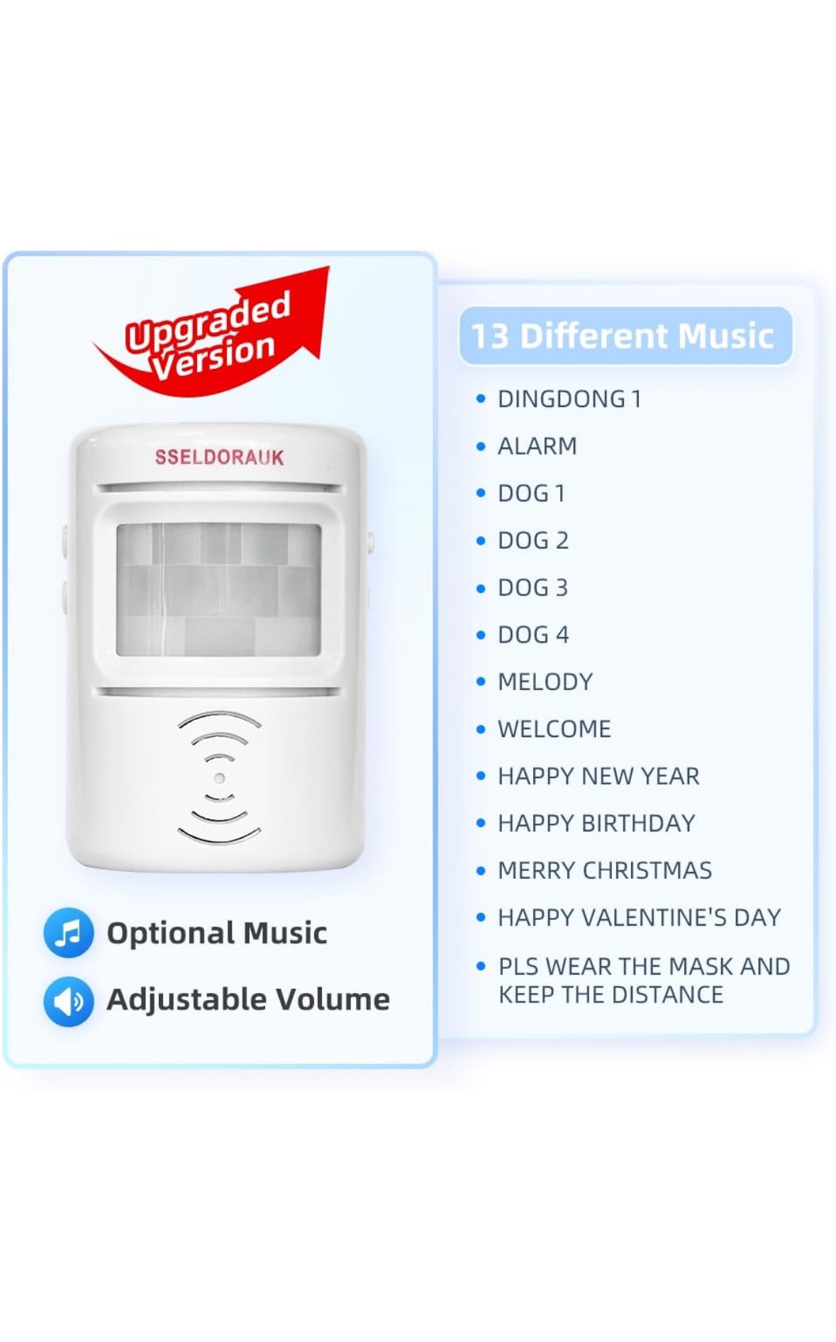 Infrared Motion Sensor Alarm