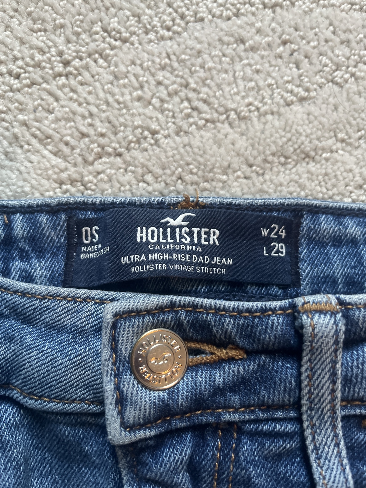 Hollister Ultra High-Rise Dad Jean - photo 2