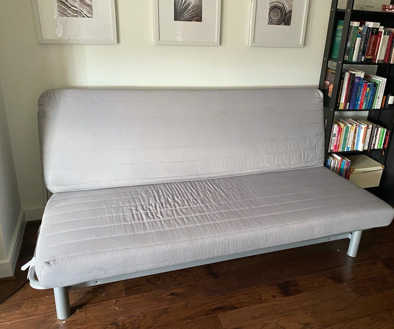 Futon with storage box