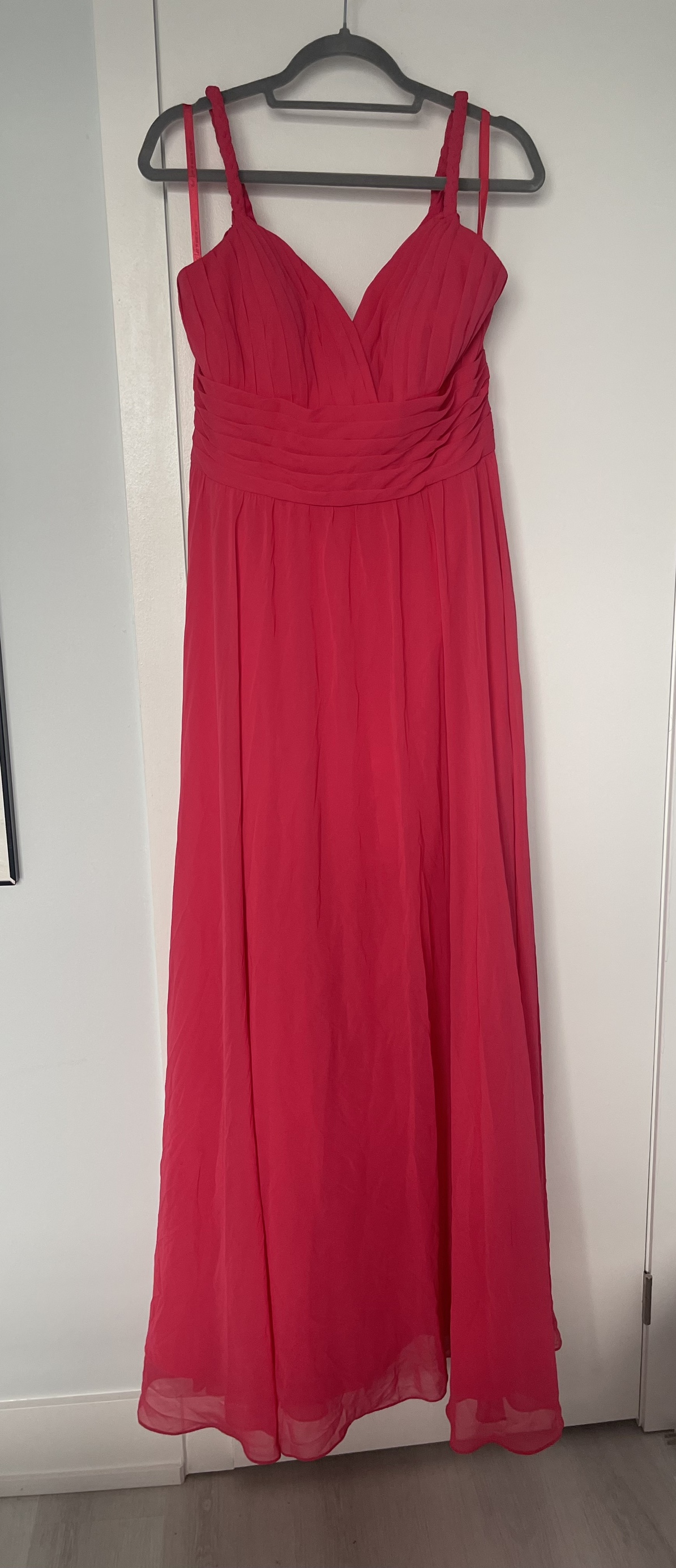 Pink Chiffon Bridesmaid Dress