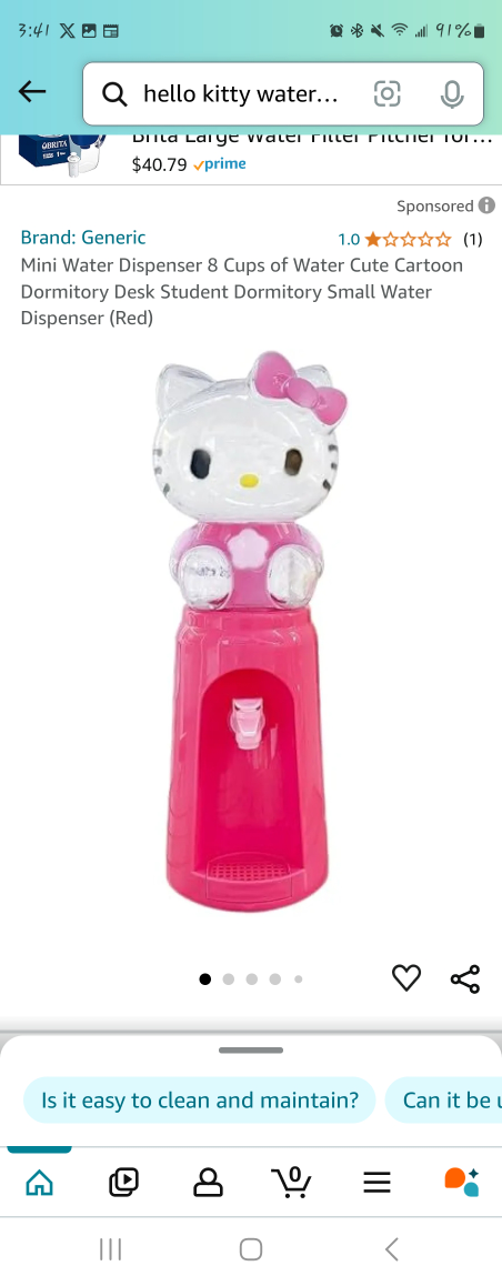Hello Kitty Water Dispenser