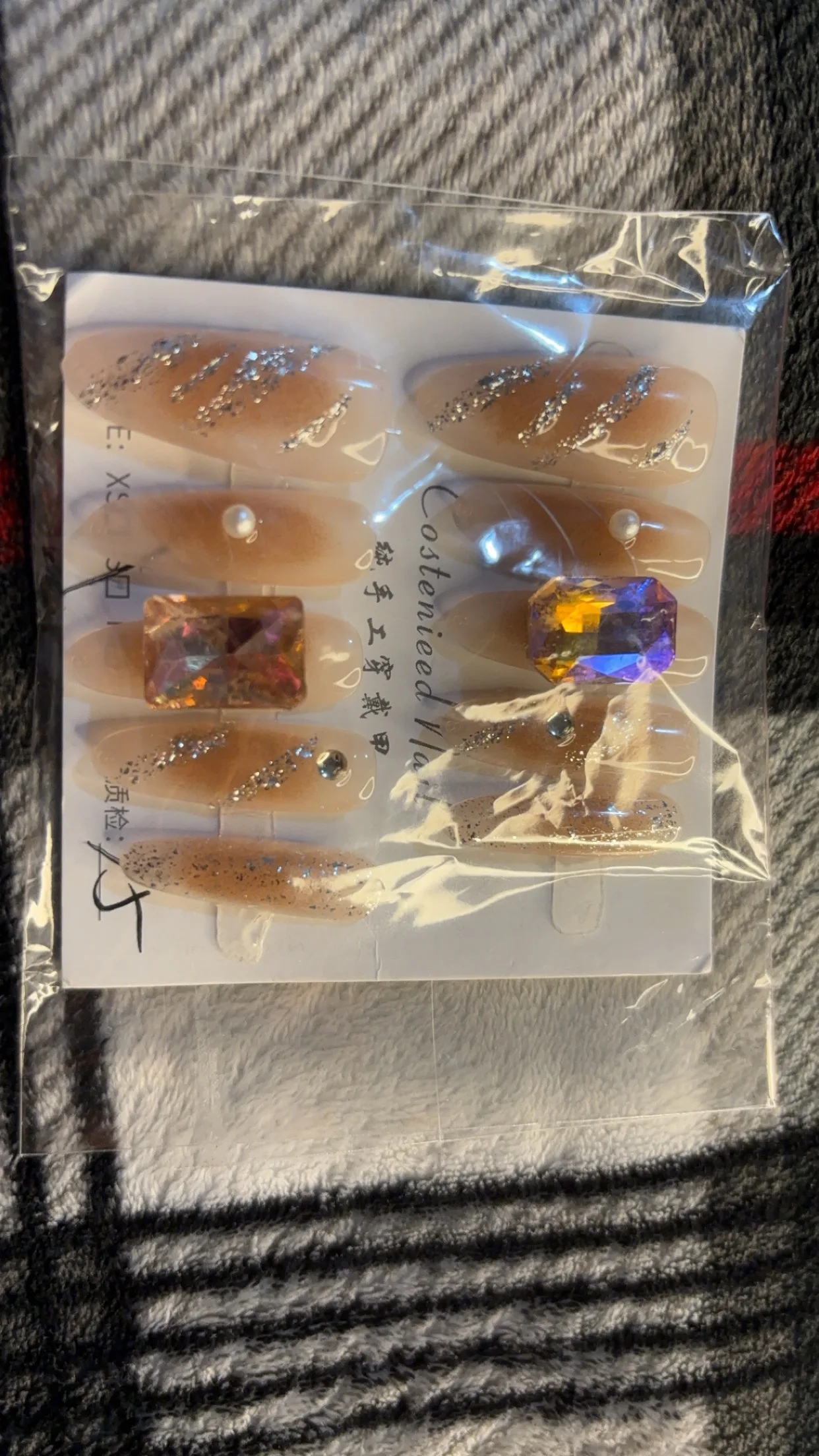 Full Cover Press On Nails 🧡 image indicator(2)