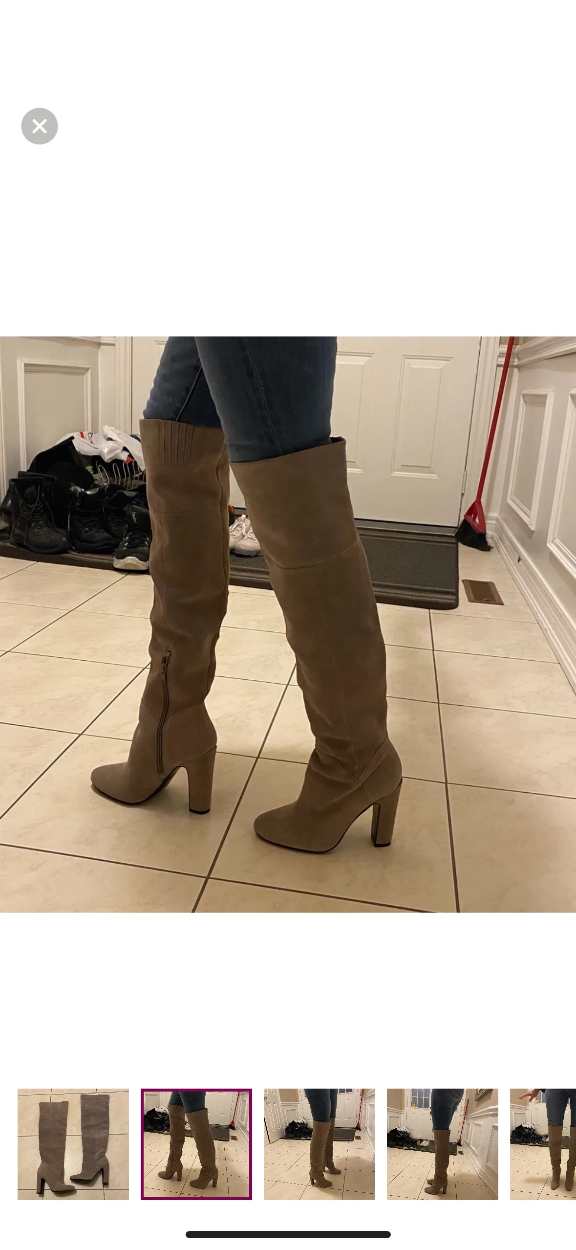 Over the Knee Suede Boots image indicator(2)