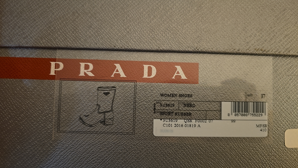 Prada Black Rubber Boots - photo 3