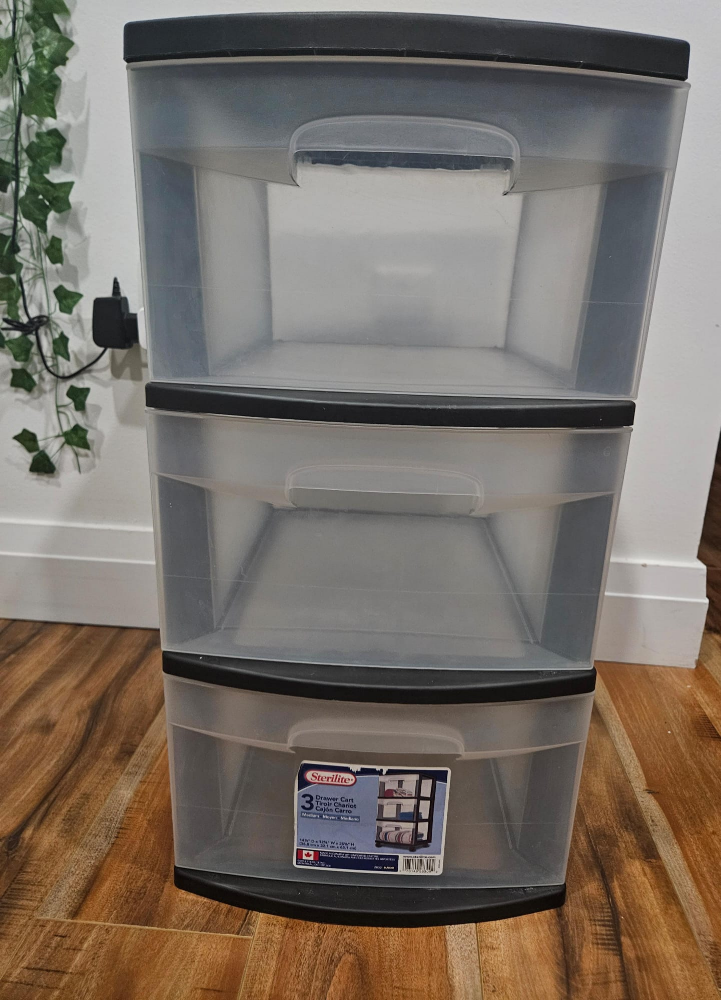 Sterilite 3 Drawer unit
