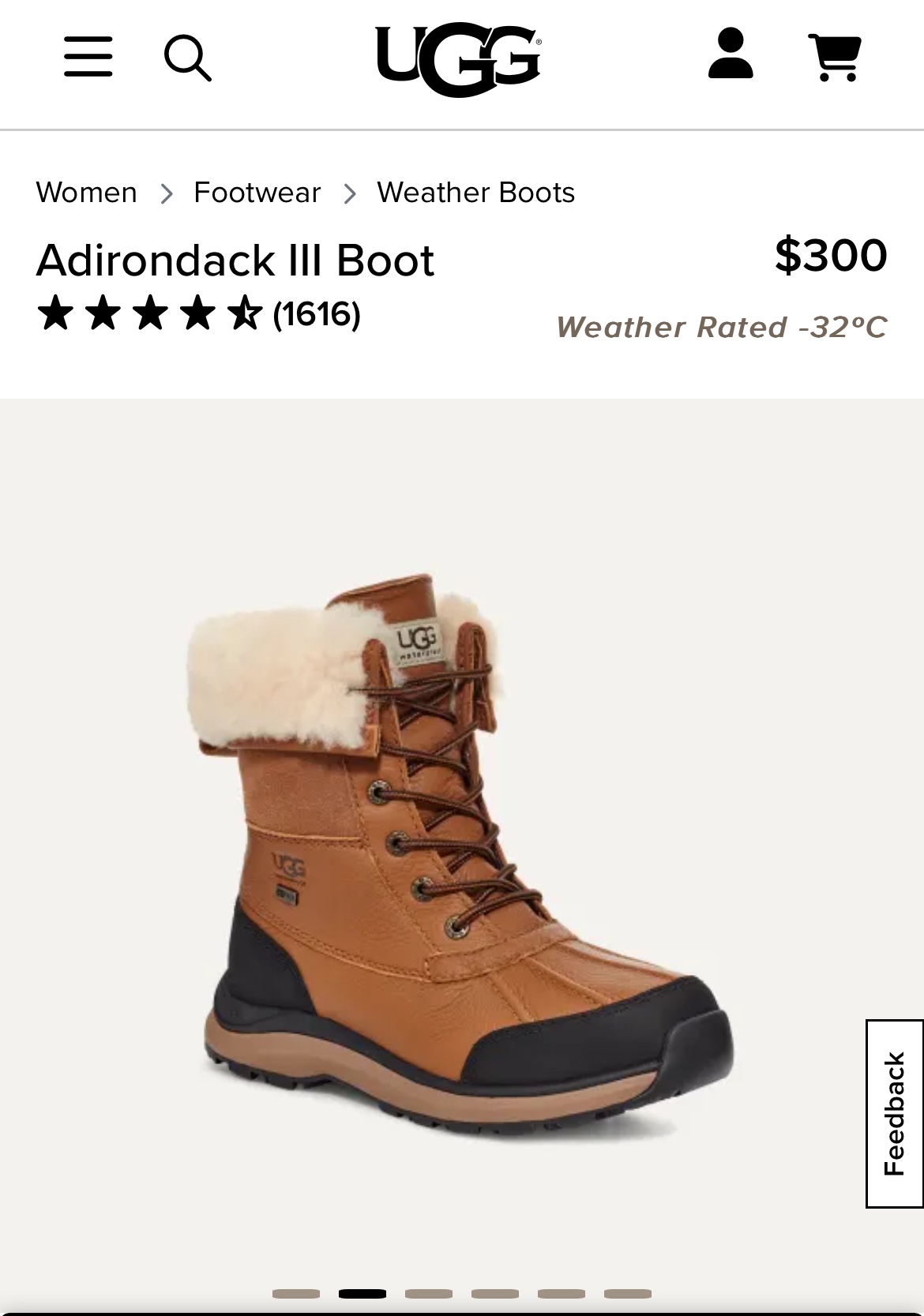 25% OFF Final Sale! 🔥 UGG  (New) Women’s Adirondack III Boot - photo 3