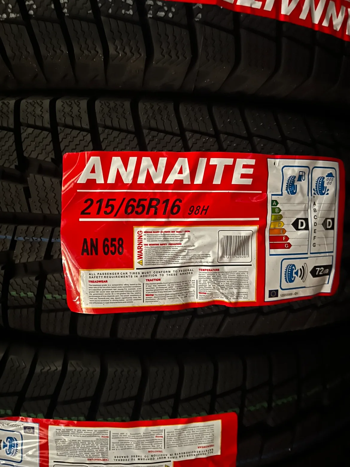 215/65/16 BRAND NEW WINTER TIRES ANNAITE image indicator(2)