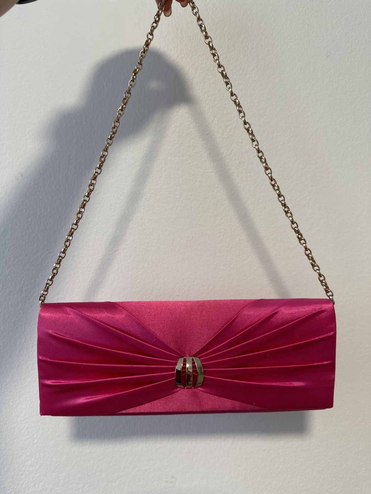 Pink Satin Clutch #freecycle