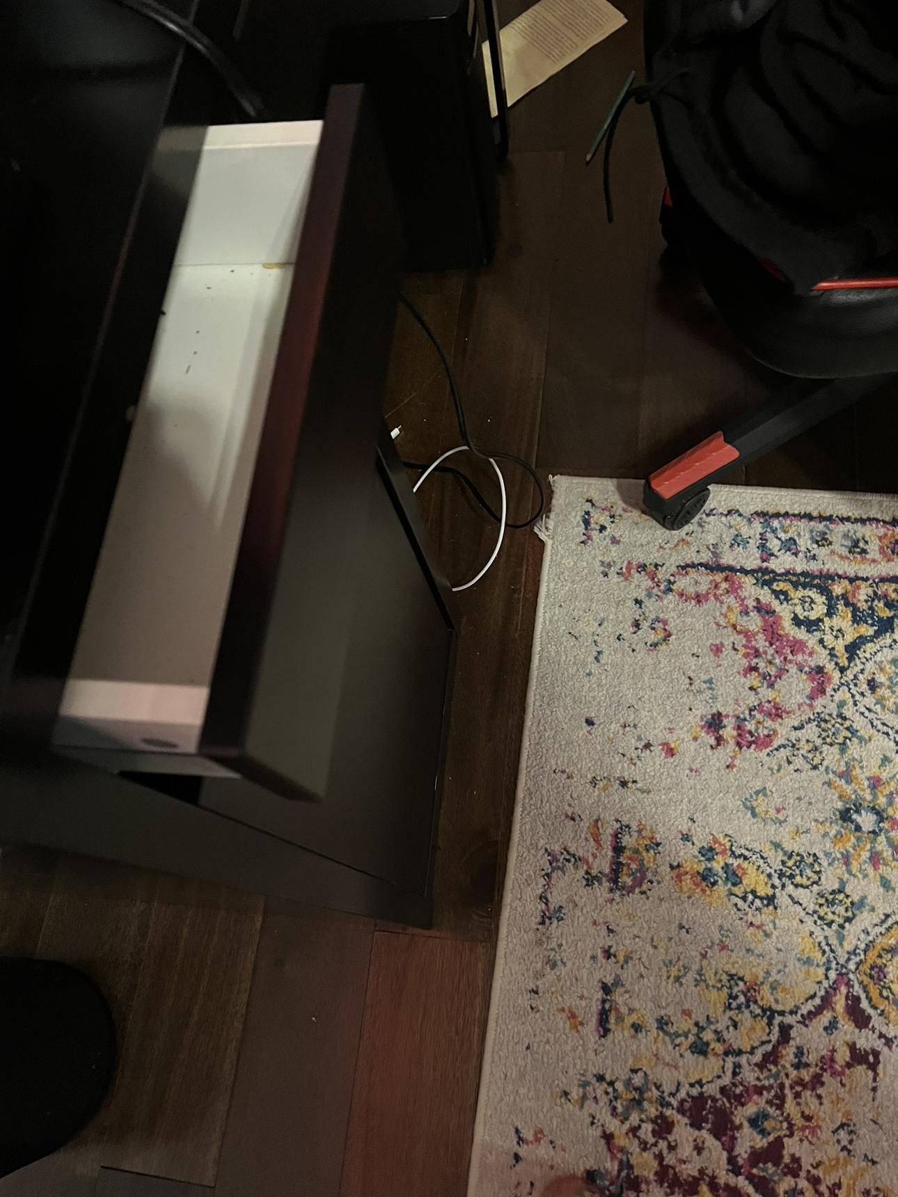 Black Desk with Hutch - photo 3