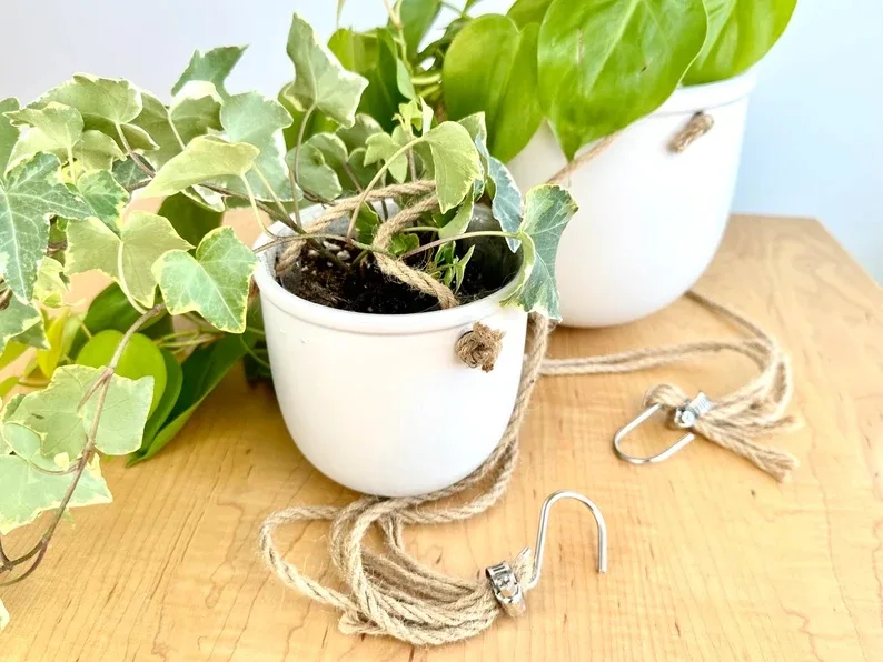 Collection of 5 hanging planters thumbnail