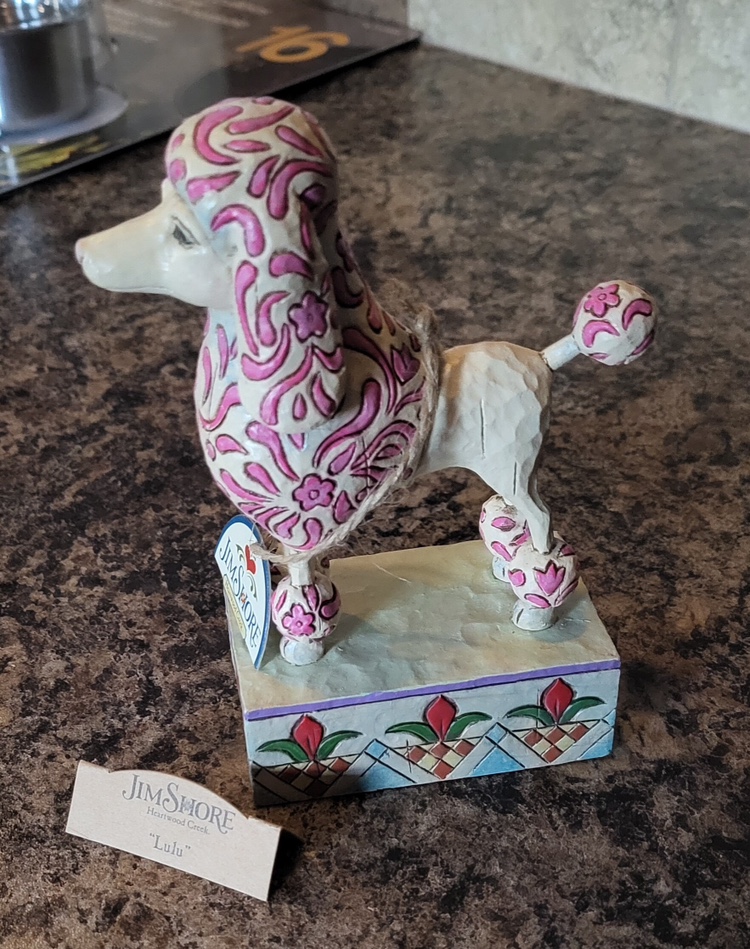 Jim Shore "Lulu" Poodle Figurine