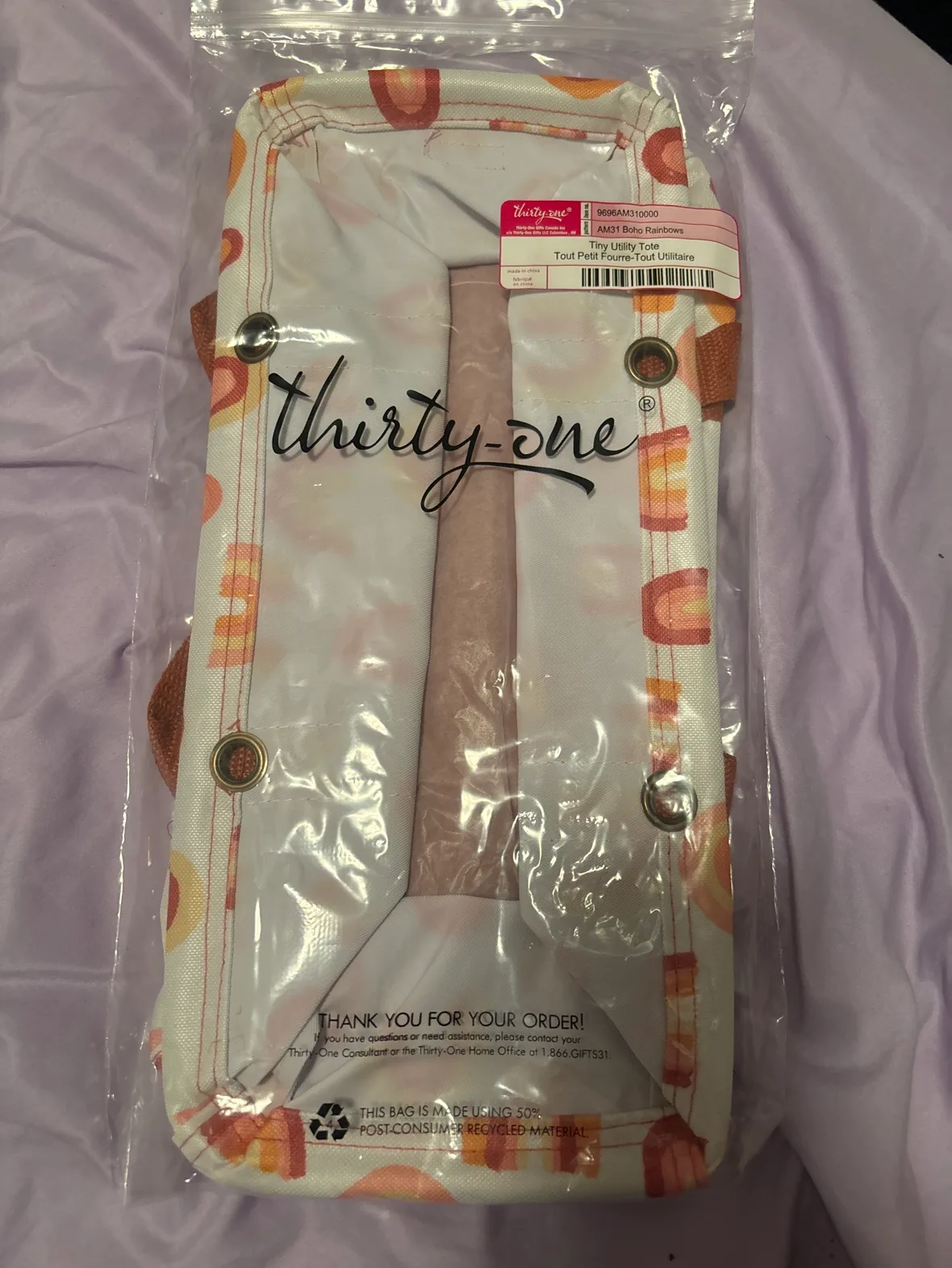 🧡Thirty-One Tiny Utility Tote thumbnail