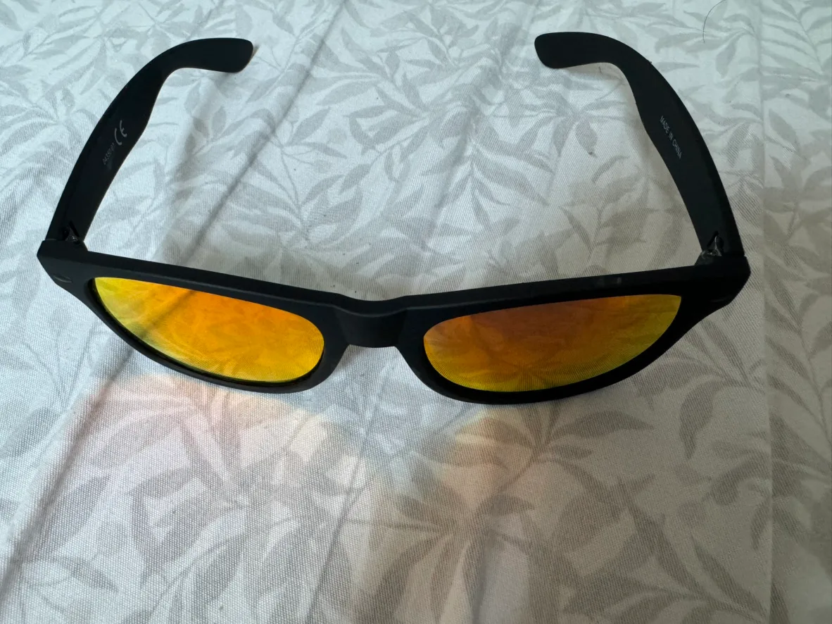 Black Sunglasses with Mirrored Lenses 🥕 image indicator(2)