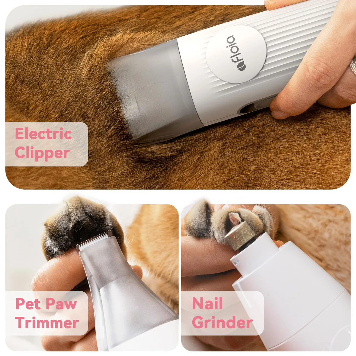 New Grooming, Pet Grooming Vacuum & Dog Clippers Nail Trimmer image indicator(5)