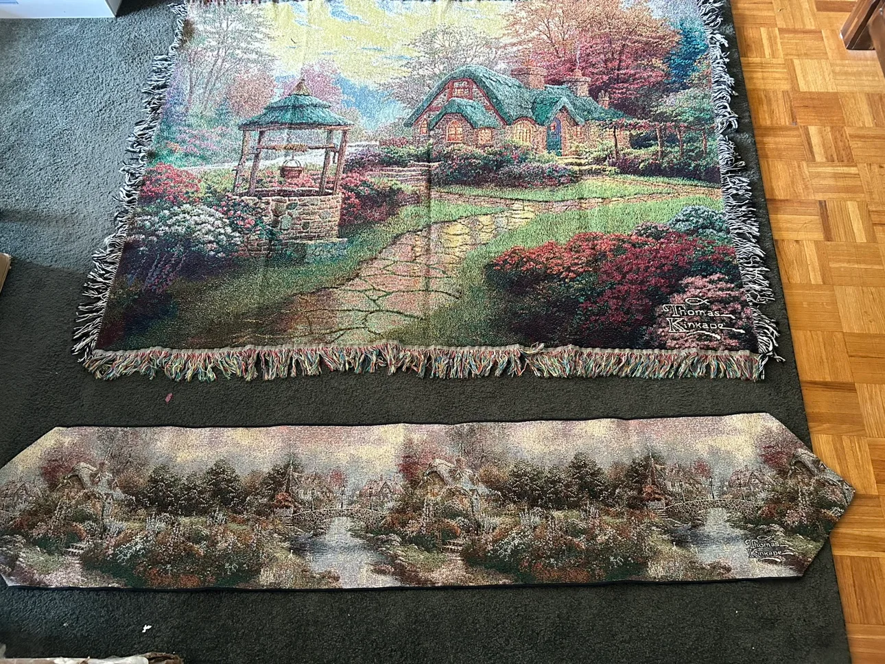 Thomas Kinkade: Frame Art/Throw/Table Runner image indicator(7)