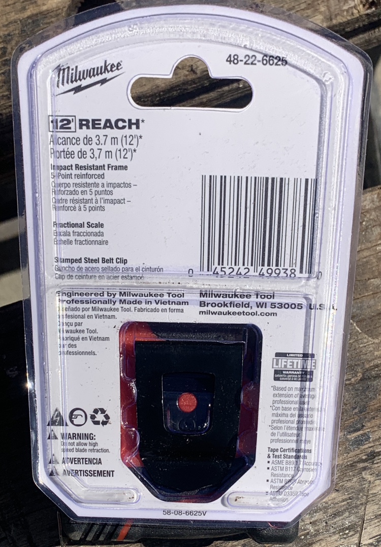 Brand New Milwaukee 25' Tape Measure - photo 2