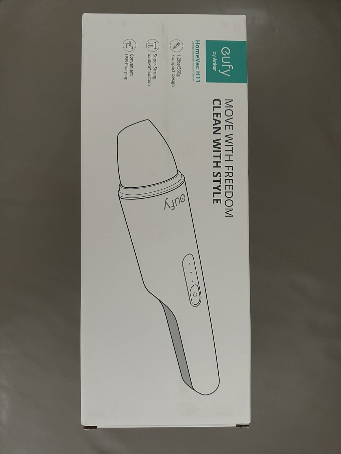 New Eufy HomeVac H11 frosted mint hand help portable vacuum