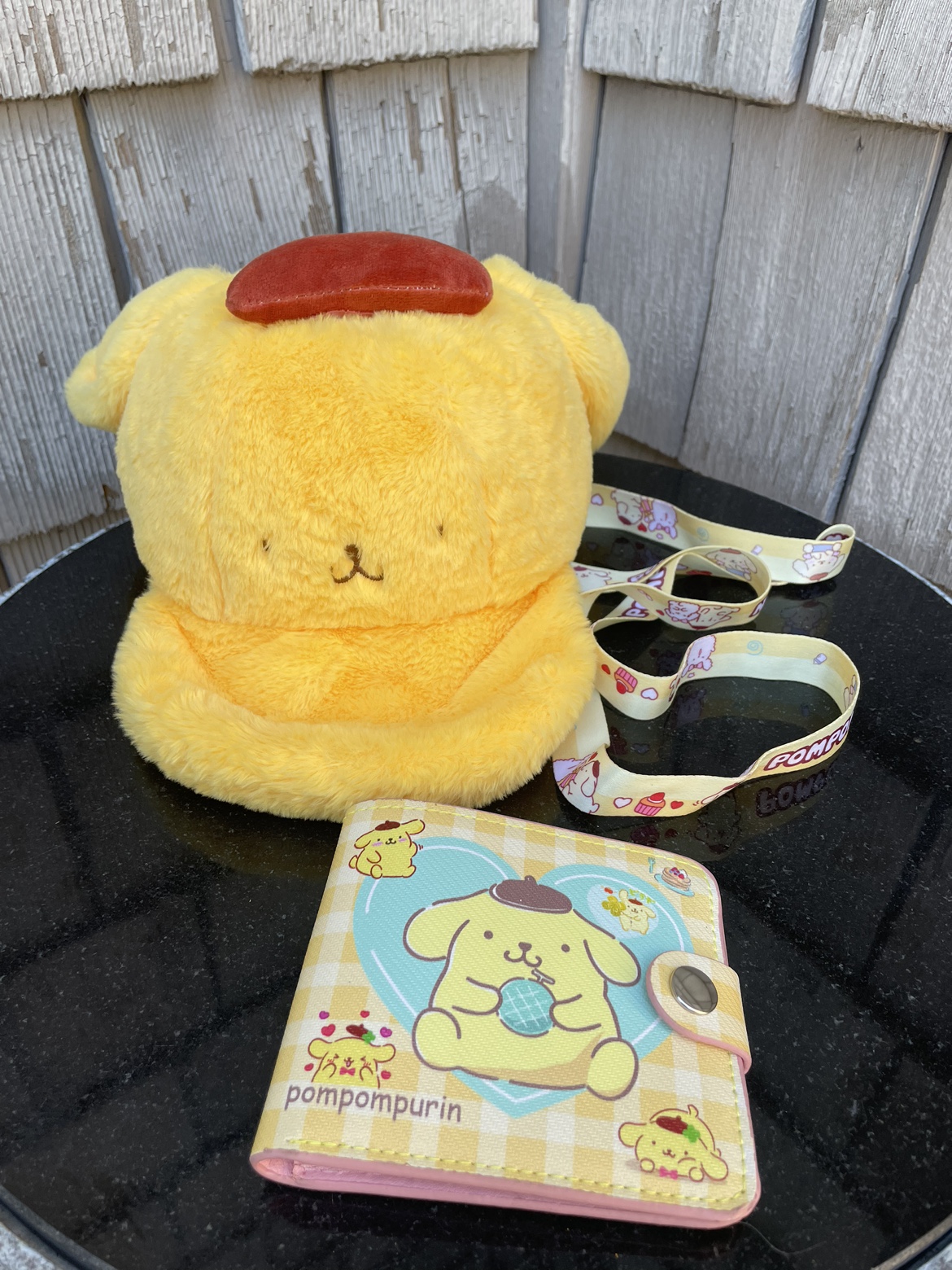 Pompompurin Plush bag & Wallet Set - photo 2