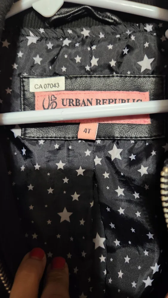 Faux leather Black Bomber Jacket image indicator(2)