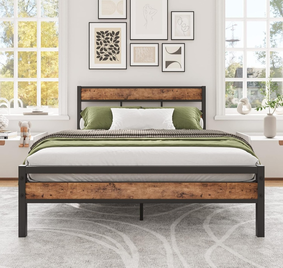 Metal Bed Frame queen size - photo 3