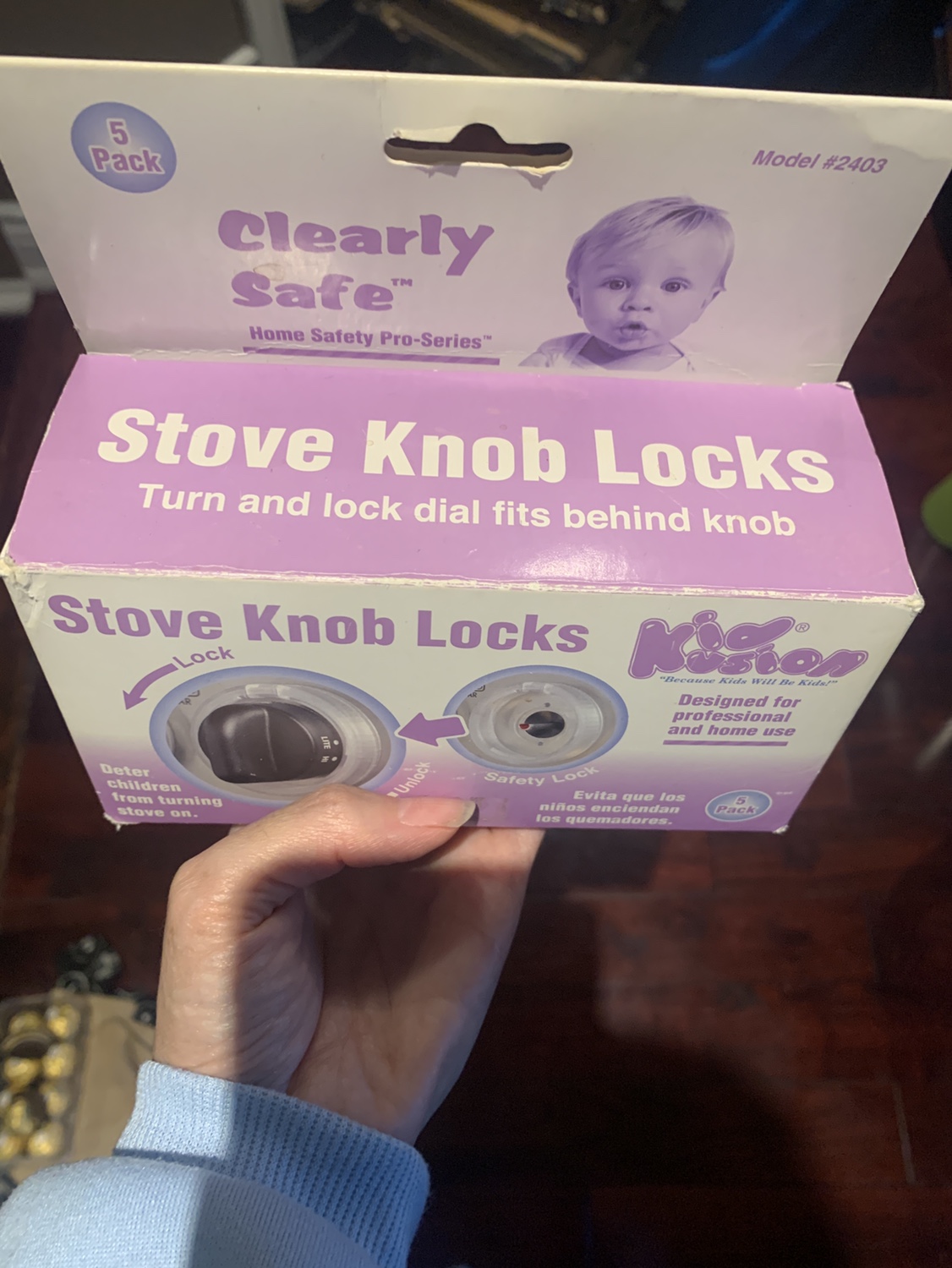 Clearly Safe Stove Knob Locks - childproof - photo 2