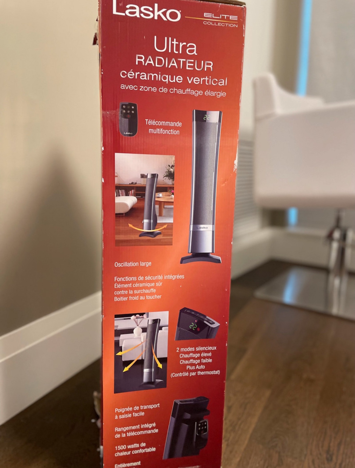 Lasko Ultra Ceramic Tower Heater - photo 2