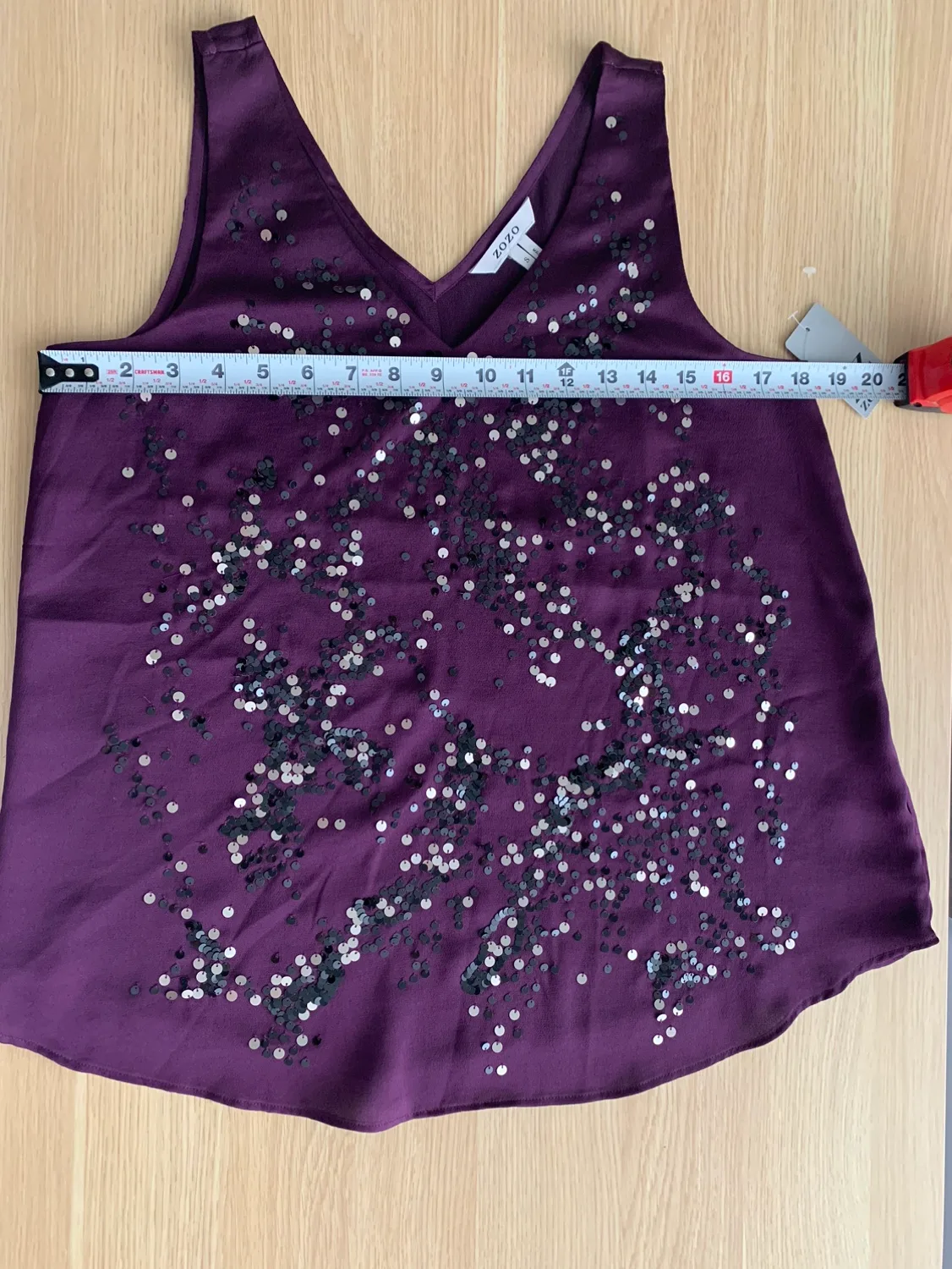 Purple Sequin Tank Top image indicator(4)