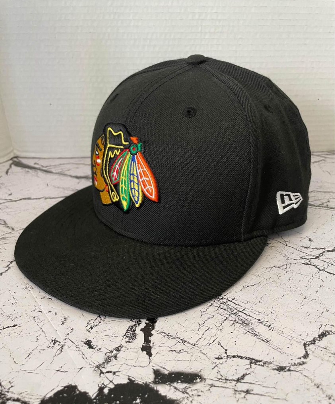 New Era Chicago Blackhawks Hat Sz 7 5/8