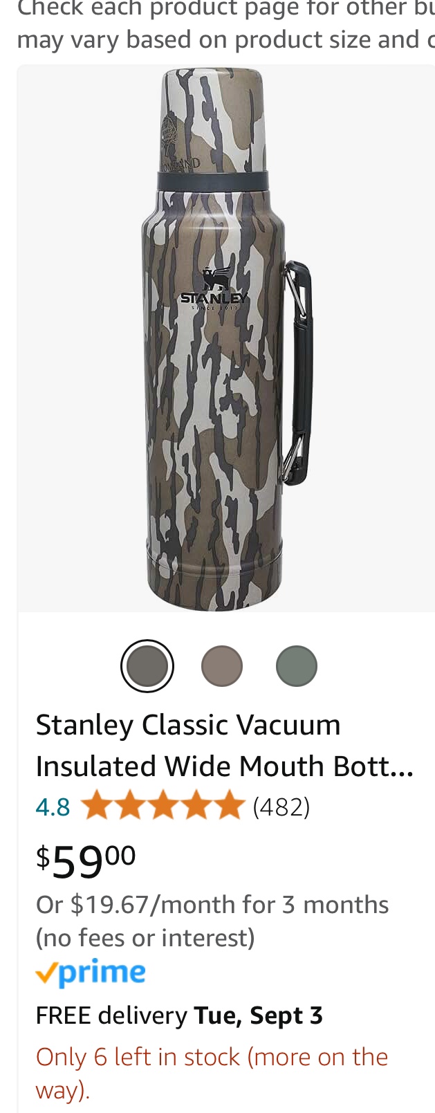 Brand New Stanley Classic Insulated Vacuum Thermos - photo 4