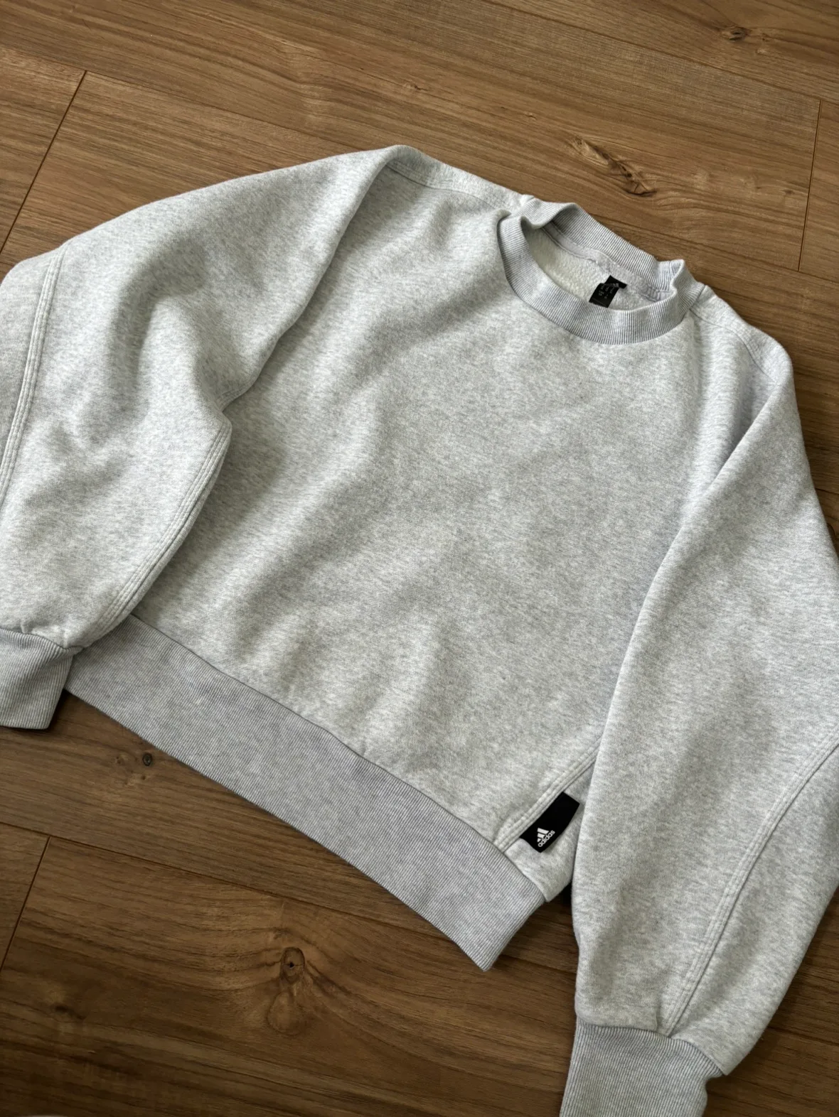 Adidas Grey Crew Neck Sweatshirt thumbnail
