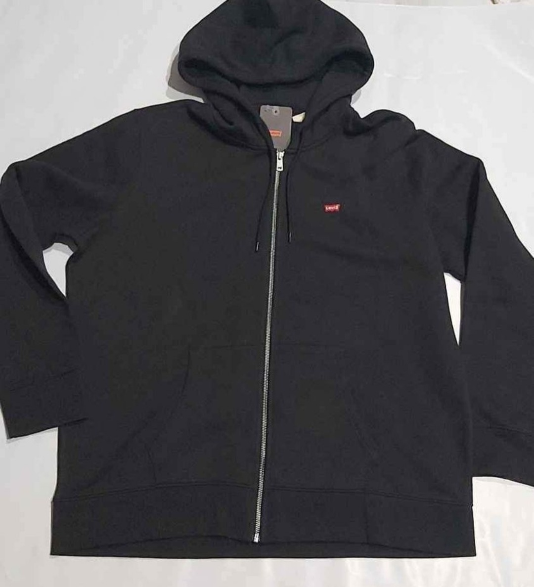 Levi's Men's Black Zip-Up Hoodie