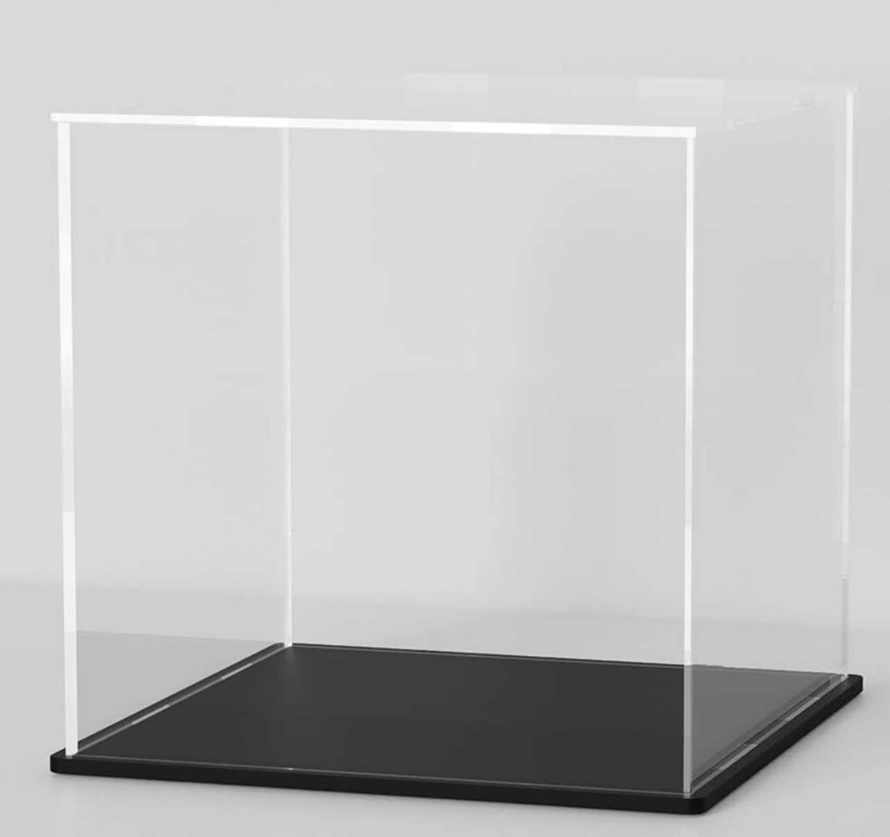 Acrylic Display Case with Black Base