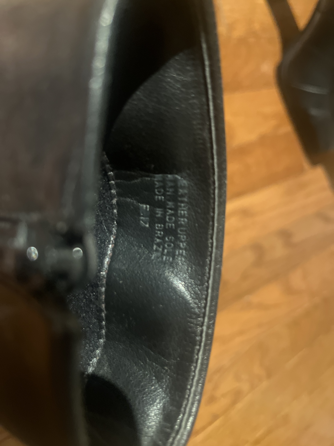 Aldo Black Leather Ankle Boots size 8 - photo 3