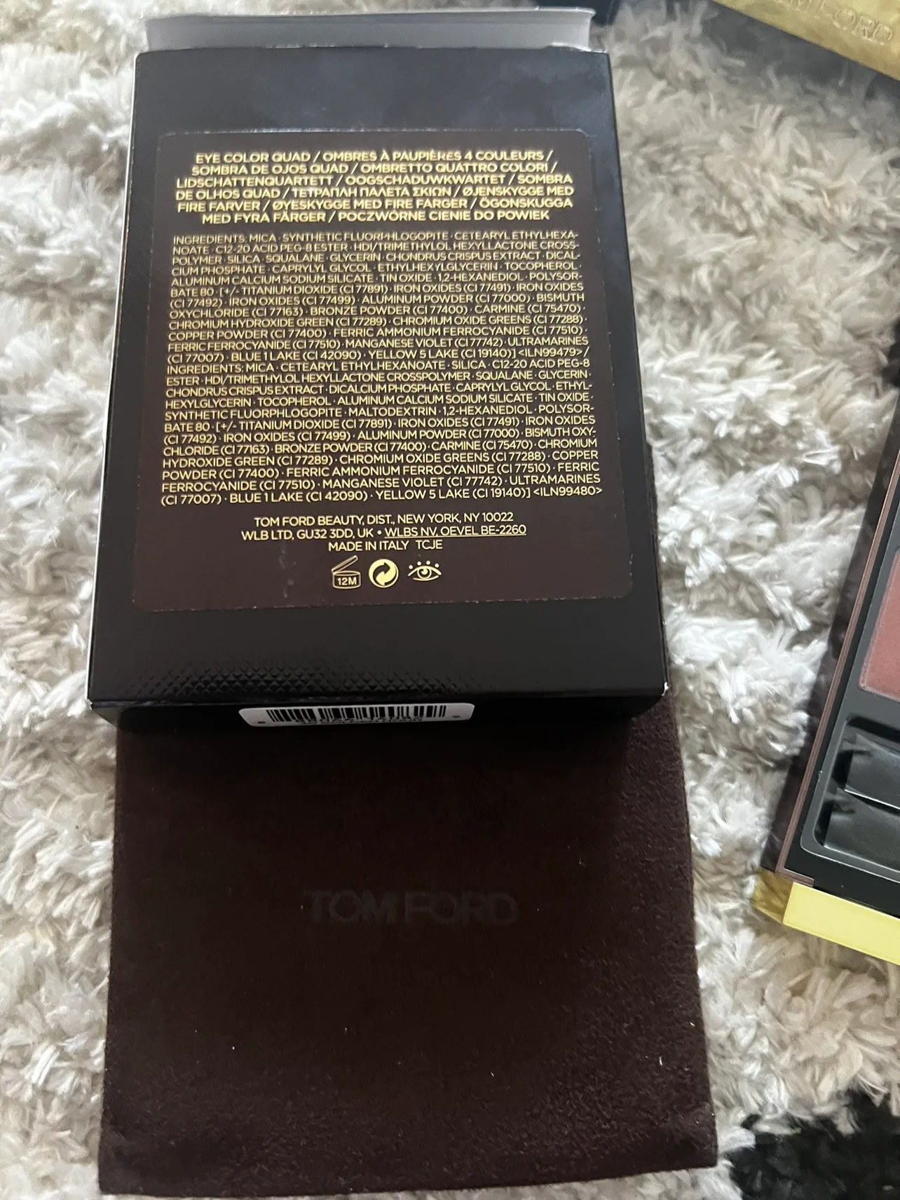 Tom Ford Eye Color Quad in Golden Hour and Lip Liquid Matte image indicator(8)