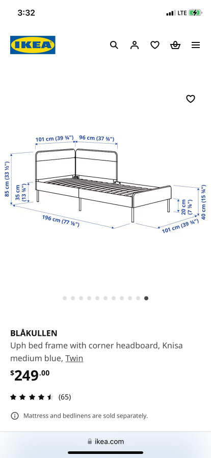 Twin Bed Frame - photo 2
