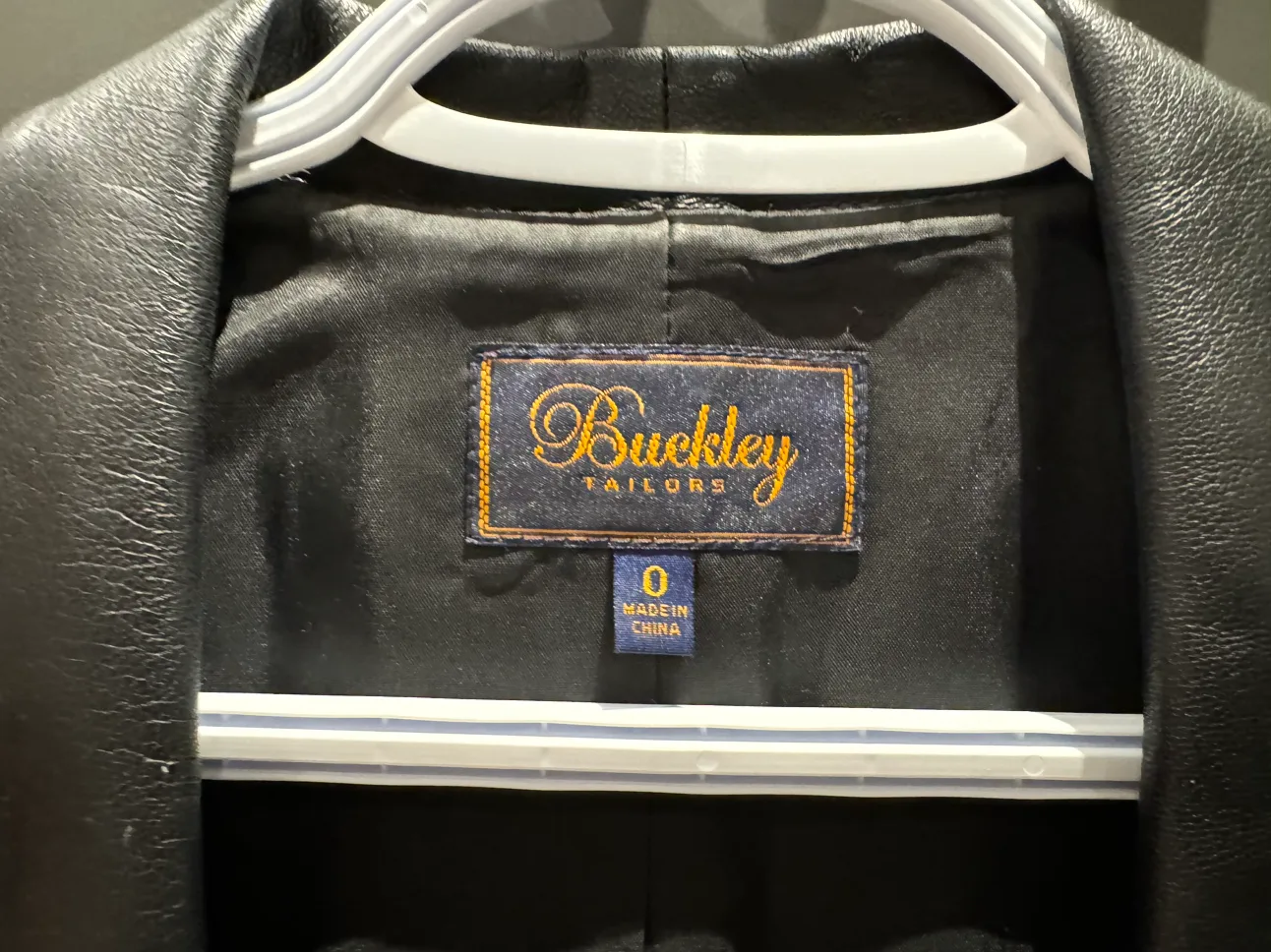 Madewell Buckley Tailore Black Blazer with Leather Collar image indicator(2)