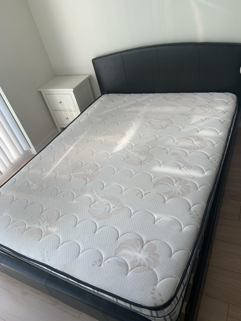 Queen Size Bed Frame & Mattress