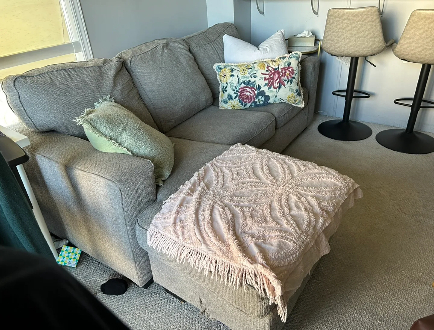 Grey Sectional Sofa image indicator(3)