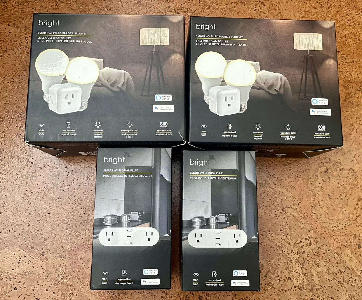 Bright Smart Wi-Fi Bulb & Dual Plugs thumbnail