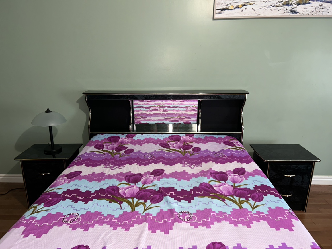 Queen size Black Bedroom Set - photo 2