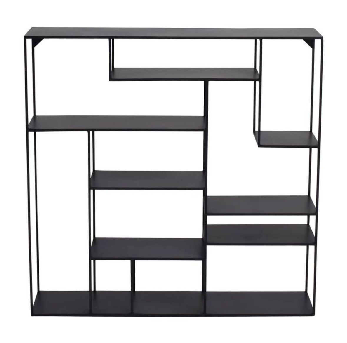 CB2 Black Metal Alcove Wall Shelf - photo 2