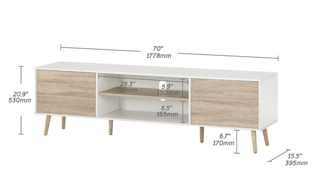 Modern TV Stand for TVs up to 75 inches - photo 4