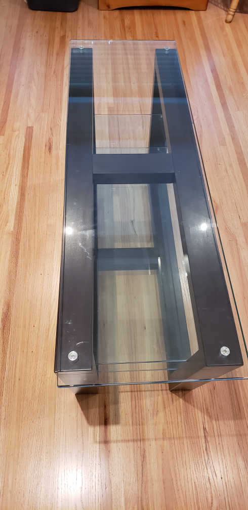 High Quality Glass Top TV Stand - photo 2