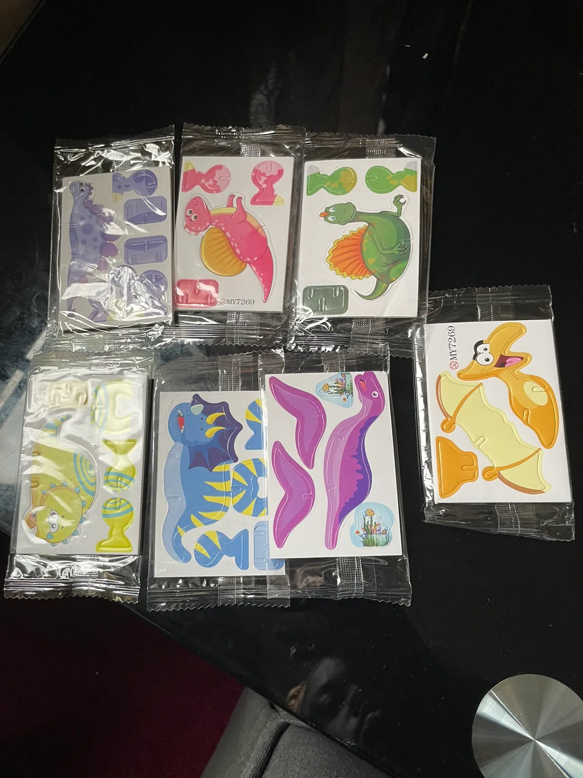 Dinosaur 3D Paper Craft stickers #freecycle image indicator(3)