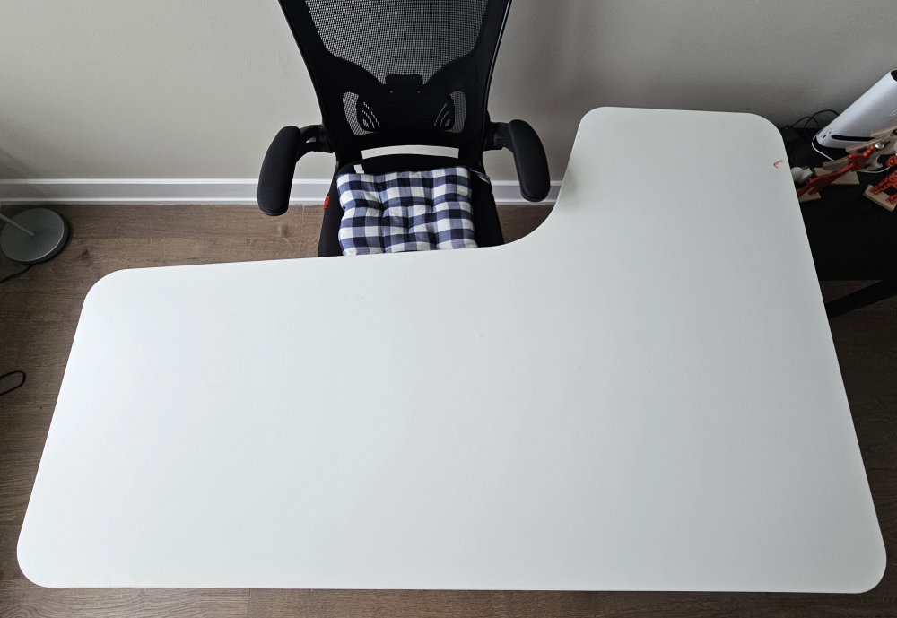 White Corner Desk - photo 4
